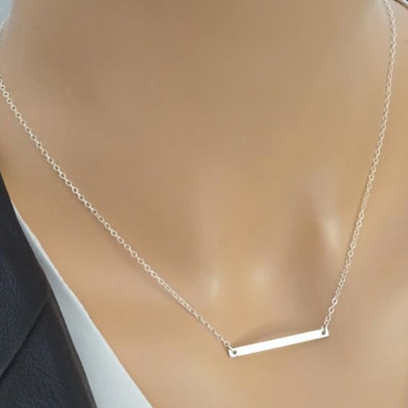 Danity Triple Layered Circle Bar Silver Sold - Picture 2 of 4